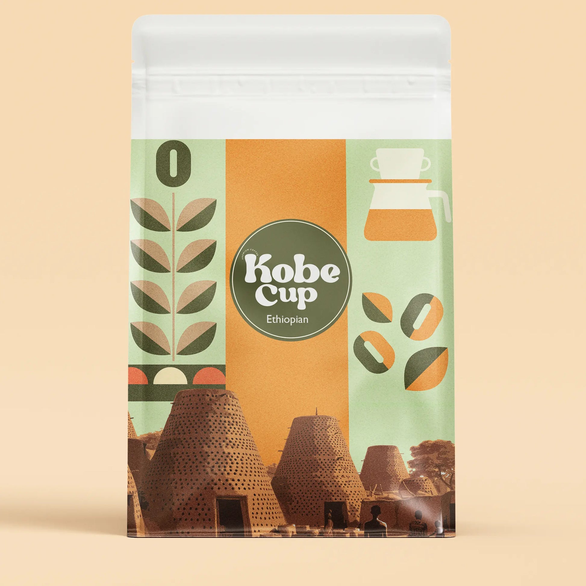 
Ethiopian Yirgacheffe single-origin pour over coffee – KobeCup specialty roast